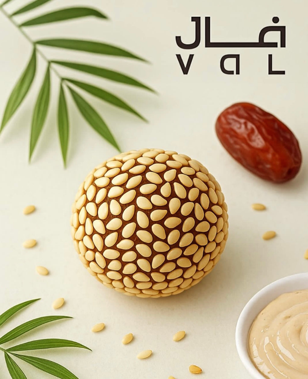 VaL – Sesame Tahini Date Balls